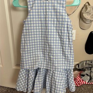 Victoria Beckham Blue and White  Dress